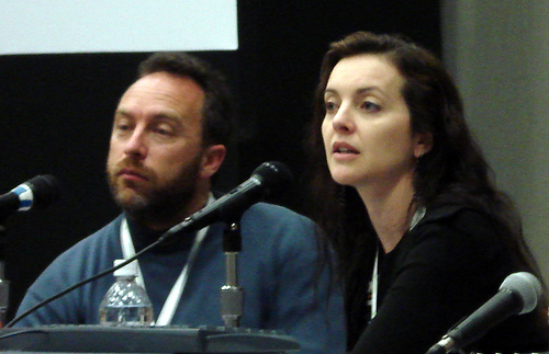 Dawn Foster and Jimmy Wales