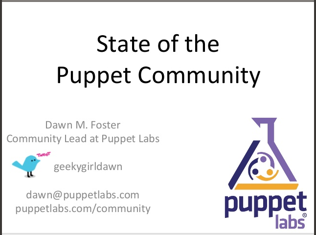 state-of-puppet-community