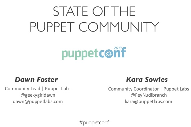 Community PuppetConf