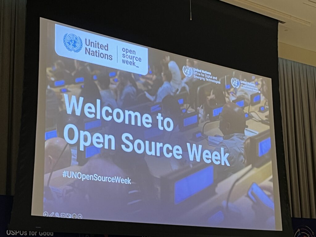 United Nations: Welcome to Open Source Week #UNOpenSourceWeek